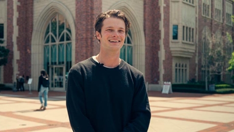 Dylan Macy builds industry connections by working on real-world projects at USC Annenberg.